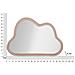 Specchio Con Cornice Cloud - Rosa - Mdf - 90x4x60 Cm - Foto miniatura 6