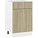 Armadio Inferiore Cassetto “lyon” Rovere Sonoma 50x46x81,5 - Foto miniatura 2