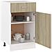 Armadio Inferiore Cassetto “lyon” Rovere Sonoma 50x46x81,5 - Foto miniatura 4