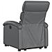 Poltrona Alzapersona Reclinabile Grigio in Similpelle - Foto miniatura 4