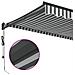 Tenda Retrattile Antracite e Bianca 3,5x2,5m Tessuto/Alluminio - Foto miniatura 8