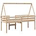 Letto a Soppalco con Tetto 80x200 cm in Legno di Pino - Foto miniatura 8