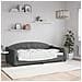 Letto da Giorno Grigio Scuro 90x190 cm in Tessuto - Foto miniatura 2