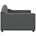 Letto da Giorno Grigio Scuro 90x190 cm in Tessuto - Foto miniatura 4