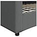 Letto da Giorno Grigio Scuro 90x190 cm in Tessuto - Foto miniatura 6