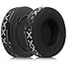 Cuscinetti Auricolari Di Ricambio Per Cuffie Corsair Virtuoso Rgb - Set Da 2, Arancioni Black&white - Foto miniatura 3