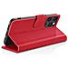 Custodia A Portafoglio Per Iphone 13 Pro Con Supporto E Linguetta Magnetica, Rosso - Foto miniatura 2