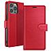 Custodia A Portafoglio Per Iphone 13 Pro Con Supporto E Linguetta Magnetica, Rosso - Foto miniatura 1