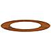 Anelli di Albero Piatto 5 pcs Marrone Ø50 / 80 cm acciaio corten - Foto miniatura 5