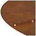 Anelli di Albero Piatto 5 pcs Marrone Ø50 / 80 cm acciaio corten - Foto miniatura 7