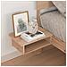 Rete letto con comodini Marrone Legno di pino massello - Foto miniatura 5