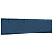 Cuscino Testiera Blu 200 cm in Tessuto - Foto miniatura 6