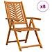 Poltrona Reclinabile 8 pcs Marrone 57 x 71 x 90cm legno - Foto miniatura 1