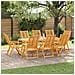 Poltrona Reclinabile 8 pcs Marrone 57 x 71 x 90cm legno - Foto miniatura 2