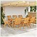 Poltrona Reclinabile 8 pcs Marrone 57 x 71 x 90cm legno - Foto miniatura 3