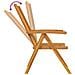 Poltrona Reclinabile 8 pcs Marrone 57 x 71 x 90cm legno - Foto miniatura 9