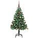 Albero di Natale con 150 LED con supporto Verde 150 cm PVC - Foto miniatura 6