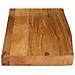 Piano Tavolo Bordi Vivi 80x40x3,8 cm in Legno Massello di Mango - Foto miniatura 4