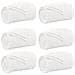 Coperte da Pile 6 pcs Bianco 220 x 240 cm Panno - Foto miniatura 1
