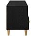 Mobile TV Rovere Nero 102 x 36 x 50 cm Legno multistrato - Foto miniatura 8
