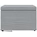 Pouf Grigio chiaro Tessuto e Legno Ingegnerizzato - Foto miniatura 4