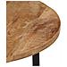 Tavolino da Salotto 54x54x35 cm Legno Massello Mango e Ferro - Foto miniatura 5