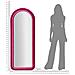 Specchio Con Cornice Vkh464-rosa-mdf-60x4x160 Cm - Foto miniatura 6