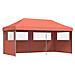 Tenda Party Terracotta 292 x 580 x 315 cm Tessuto Oxford - Foto miniatura 1