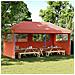 Tenda Party Terracotta 292 x 580 x 315 cm Tessuto Oxford - Foto miniatura 2