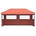 Tenda Party Terracotta 292 x 580 x 315 cm Tessuto Oxford - Foto miniatura 3