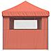 Tenda Party Terracotta 292 x 580 x 315 cm Tessuto Oxford - Foto miniatura 5