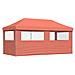 Tenda Party Terracotta 292 x 580 x 315 cm Tessuto Oxford - Foto miniatura 6