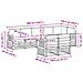 Set divani con cuscino 8 pcs Grigio Naturale e Chiaro - Foto miniatura 8