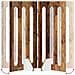 Recinto pieghevole per animali 4 pcs Legno di quercia - Foto miniatura 8