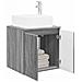 Mobile Lavabo da Parete Sonoma grigio 53 x 35 x 63 cm - Foto miniatura 2