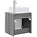 Mobile Lavabo da Parete Sonoma grigio 53 x 35 x 63 cm - Foto miniatura 4