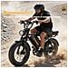 Moto Elettrica Motore 750w Picco 1000w Velocità Max 50km /h Batteria 48v 20ah Doppio Ammortizzatore - Foto miniatura 4