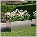 Vaso da giardino Argento 100 x 30 x 30 cm Acciaio zincato - Foto miniatura 2