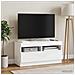 Mobile TV LED Bianco Lucido Legno ingegnerizzato - Foto miniatura 4