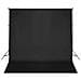 Portafondali Fotografici Xl 6,0 X 3,0 M. + Fondale Foto Nero - Foto miniatura 1