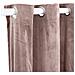 Tenda Oscurante Anelli In Metallo Velluto Rosa Antico 290x245cm - Foto miniatura 5