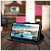 Custodia Samsung Galaxy A41 Portadocumenti Funzione Supporto Blu - Foto miniatura 4