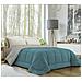 Trapunta Invernale In Ecopiuma Double Face Super Soft - Singolo 170x260 Cm Acquamarina / grigio - Foto miniatura 1