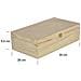Scatola Legno Vino Per Decorare | 2 Bottiglie | 35 X 20 X 9.5 Cm | Divisori Rimovibili | Coperchio E Serratura | Cassetta Confezione Perfetta Per Regalo Decoupage Stoccaggio Decorazione - Foto miniatura 4