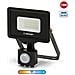 Padlight5, Proiettore Led Smd 10w Ip44, Nero 4000k. Con Ir - Foto miniatura 1
