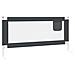 Sponda Letto Sicurezza Bambini Grigio Scuro 190x25 cm Tessuto - Foto miniatura 3