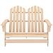 Sedia da Giardino Adirondack a 2 Posti in Legno di Abete - Foto miniatura 2