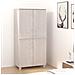 Armadio Bianco 89x50x180 Cm In Legno Massello Di Pino - Foto miniatura 1