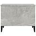 Tavolino Salotto Grigio Cemento 60x44,5x45 Cm Legno Multistrato - Foto miniatura 2