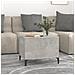 Tavolino Salotto Grigio Cemento 60x44,5x45 Cm Legno Multistrato - Foto miniatura 4